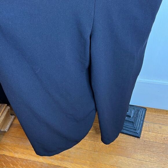 Grayson Womens Sleeveless Spaghetti Strap Wide leg Pants Jumpsuit Black Sz Large - Picture 4 of 7